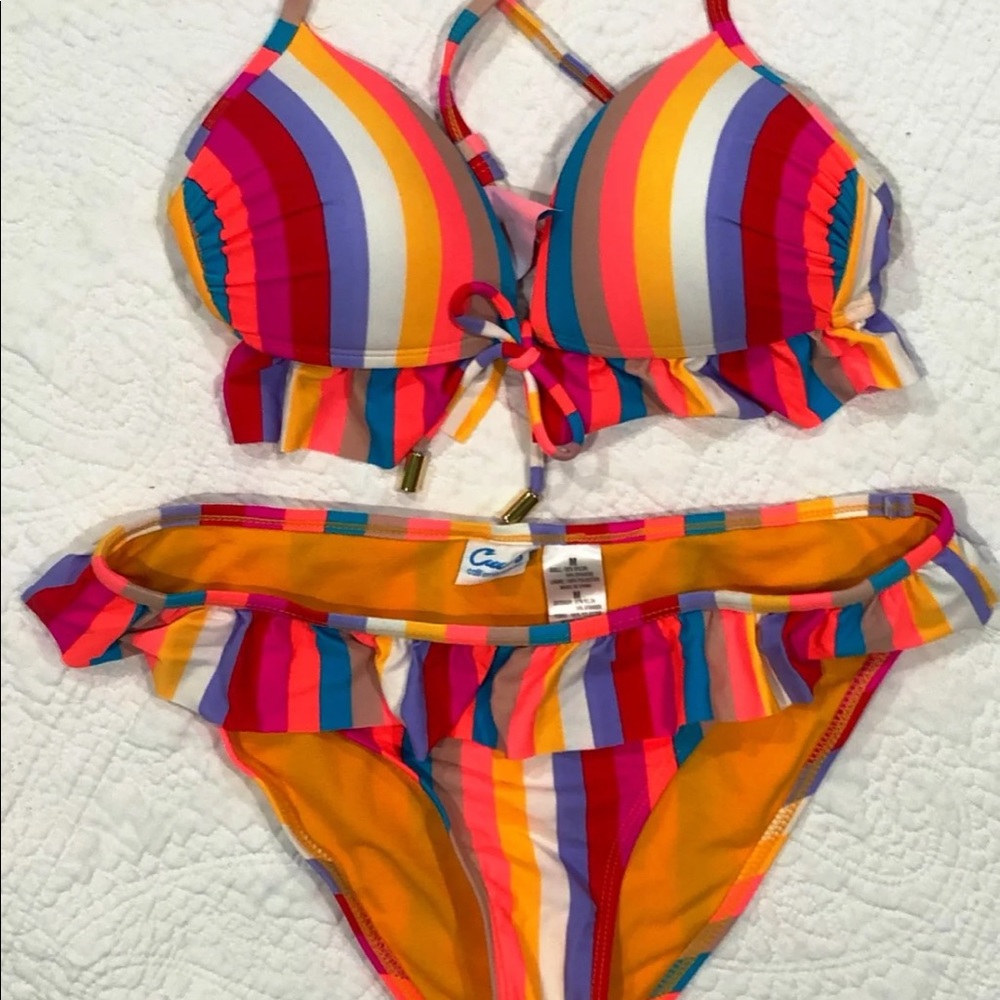 Bright Rainbow Bikini